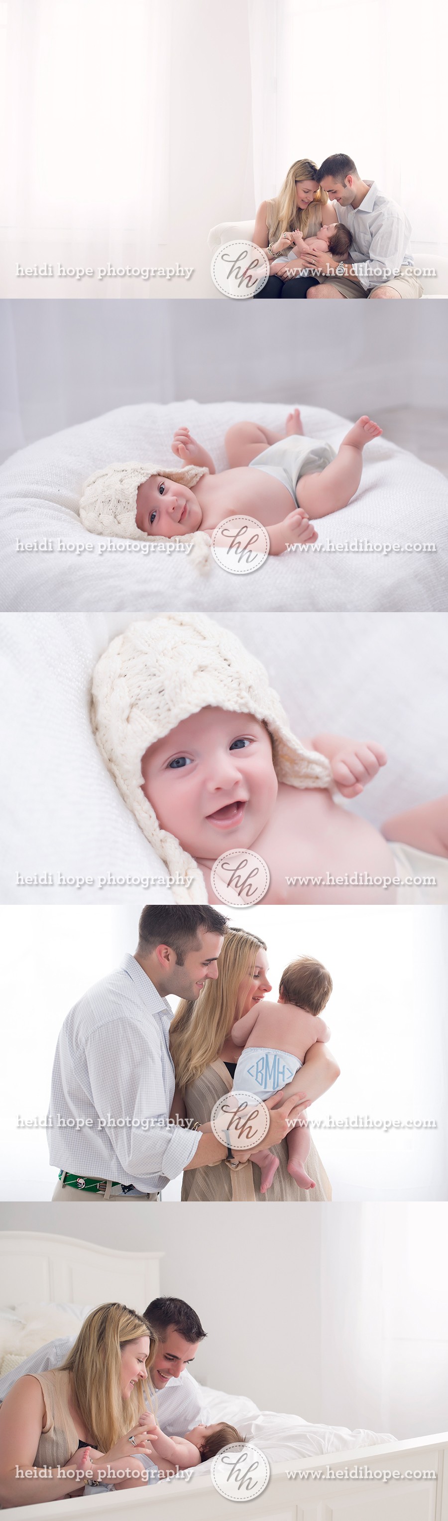 A sneak peek of 3 month old baby B’s session in the new studio.