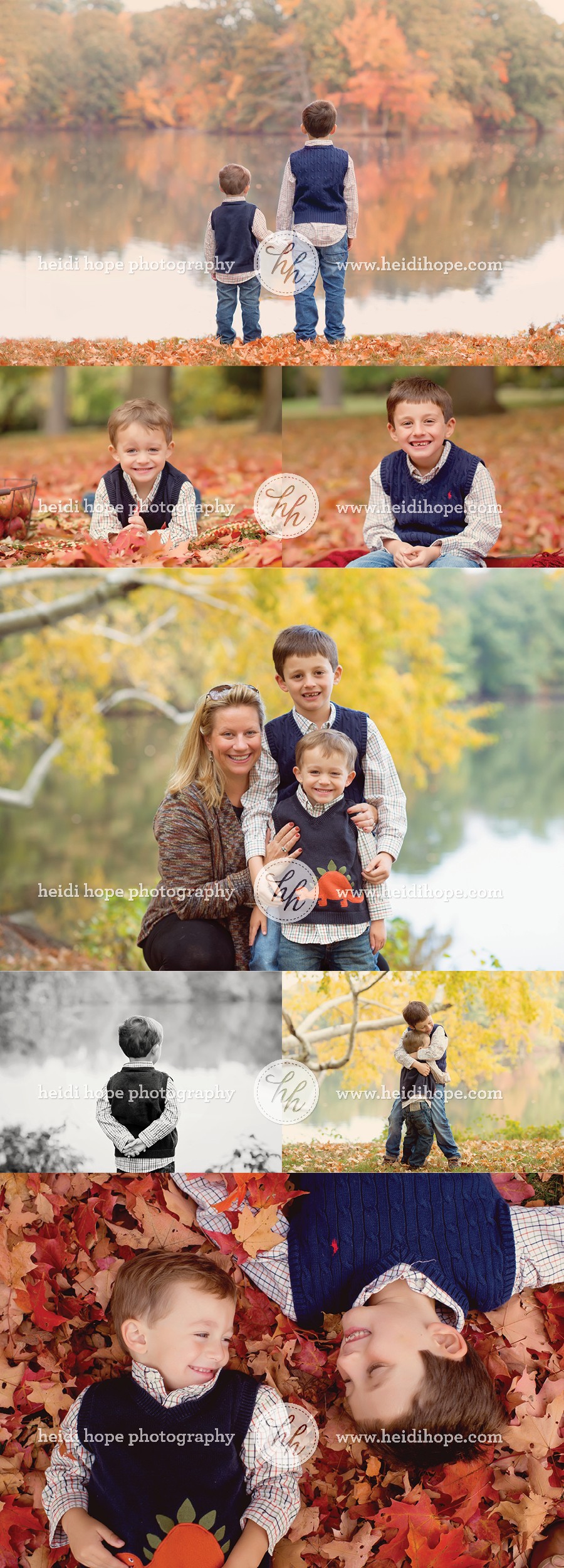 The N Family in the Fall Foliage!