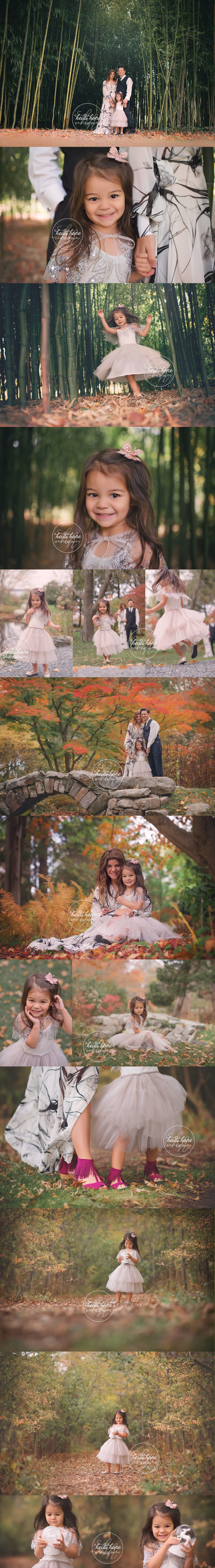 autumn family portraits with tutudumonde dress in the fall foliage